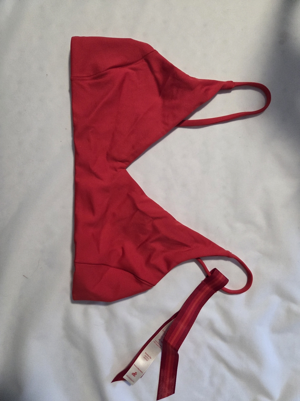 Size M Left On Friday Red Swim Bikini Top